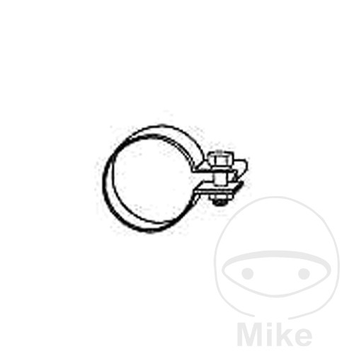 Silencieux pince 68,5 mm Silencieux pince 55,5 mm