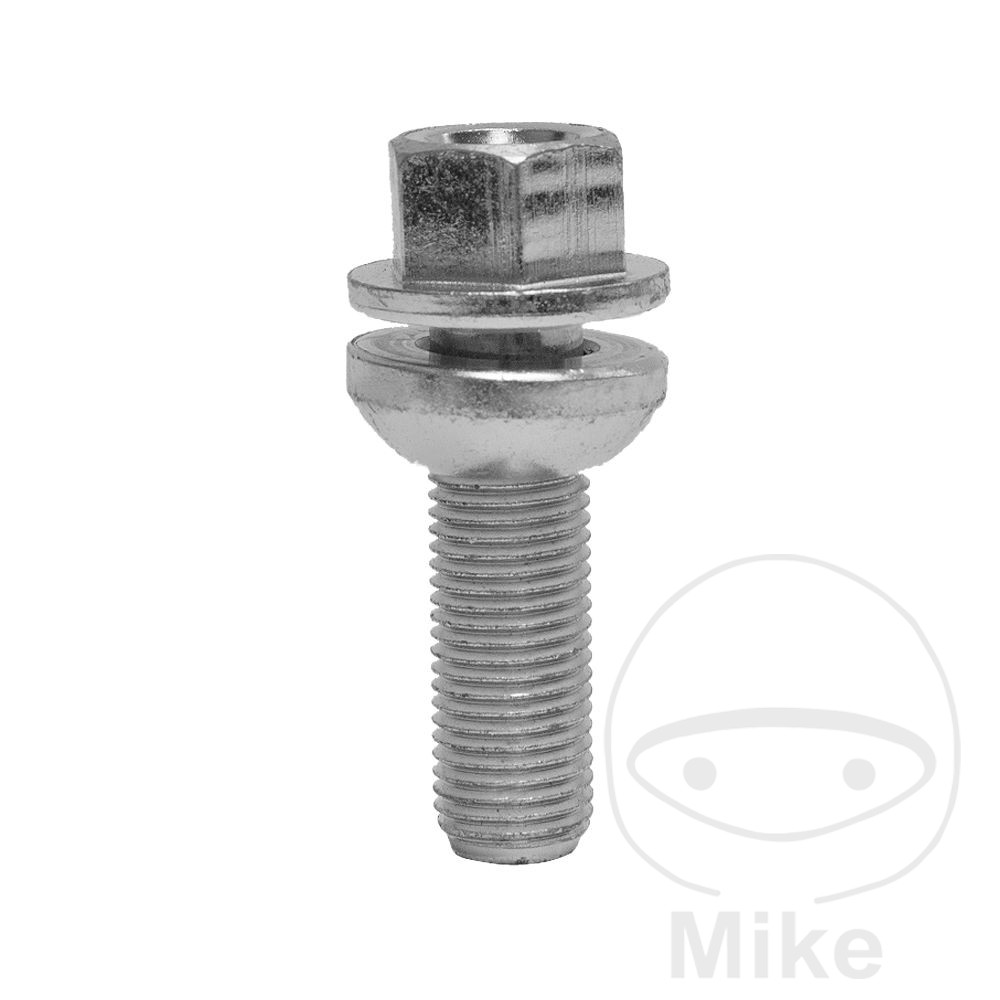 Goujon de roue M14X1.5X35 Colerette 19 Goujon de roue M14X1.5X35 Colerette 19