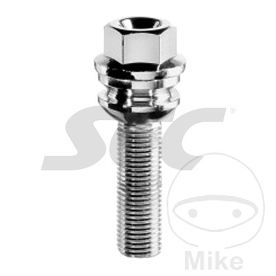 Goujon de roue M14X1.5X37 Colerette 19 Goujon de roue M14X1.5X37 Colerette 19