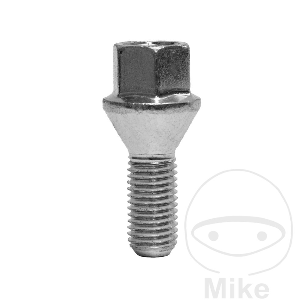 Goujon de roue M14X1.5X25 Colerette 17 Goujon de roue M14X1.5X25 Colerette 17