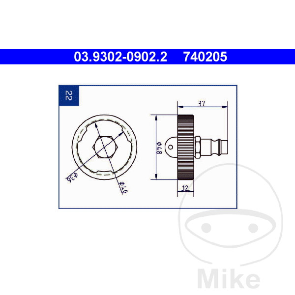 ENTLUEFTERSTUTZEN 22 ENTLUEFTERSTUTZEN 22 – Image 2