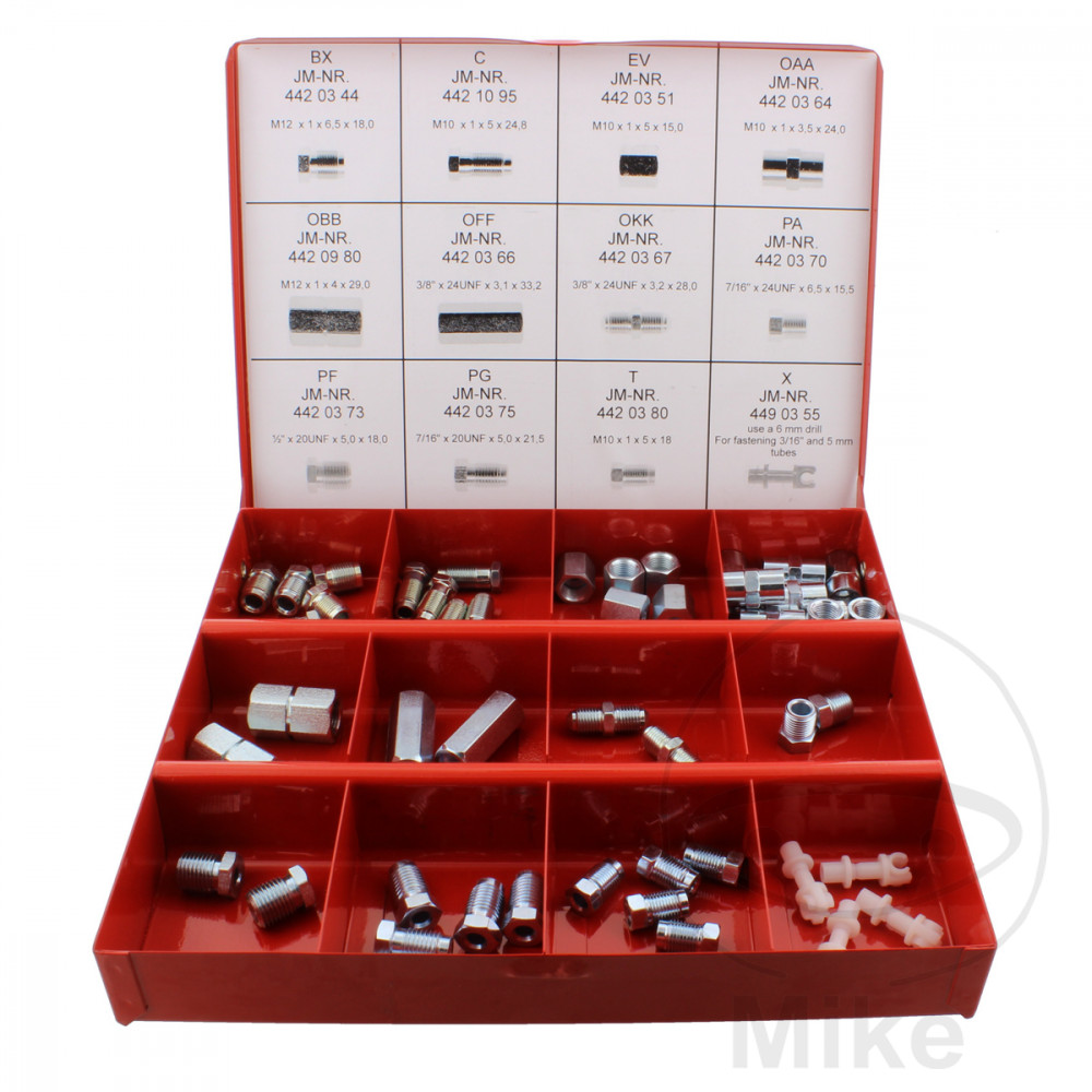 Assortiment de raccords de tuyau de frei Assortiment de raccords de tuyau de frei