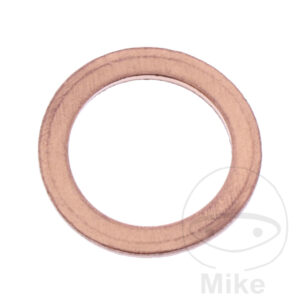 Bague d'étanchéité en cuivre massif 14X2