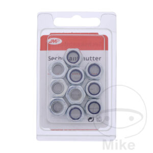 Ecrous Hexagonaux Nylstop Zingué M8 DIN9