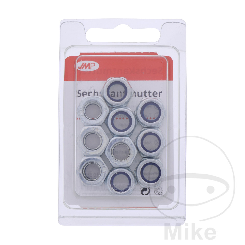 Ecrous Hexagonaux Nylstop Zingué M8 DIN9 Ecrous Hexagonaux Nylstop Zingué M8 DIN9