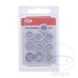 Ecrous Hexagonaux Nylstop Zingué M8 KL8