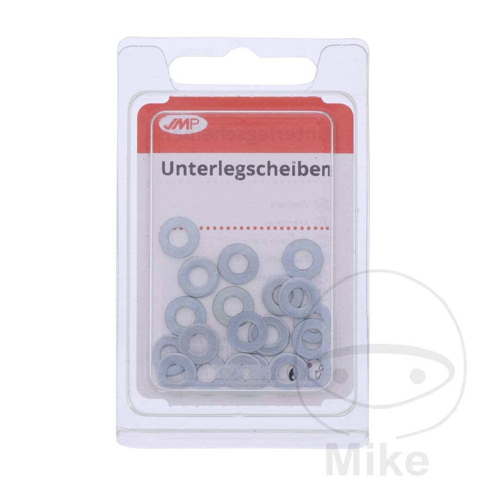 Rondelles galvanisées M4 4.3mm acier JMP Pack de 20 Rondelles galvanisées M4