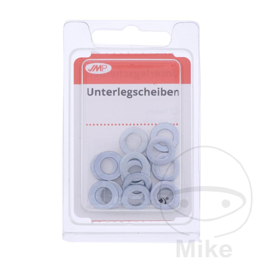 Rondelle Acier galvanisé M6 JMP 6.4mm Pack de 20 Rondelles galvanisées M6