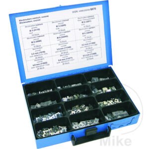 Assortiment de noix de tôle 200PCS