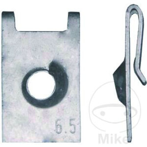 Ecrou métallique acier 6,3 mm JMP