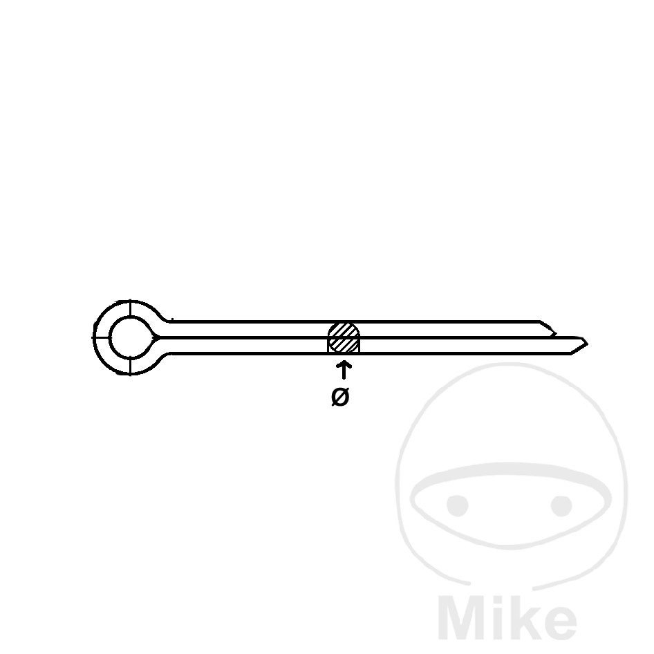 SPLINTE galvanisé 2.5X25 94 SPLINTE galvanisé 2.5X25 94 – Image 2
