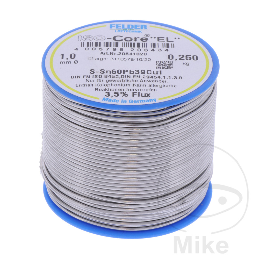 Rouleau de fil à souder 250 g 1.0 Rouleau de fil à souder 250 g 1.0