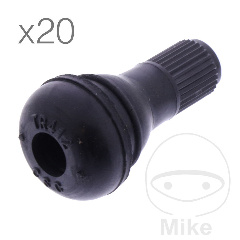 Valve en caoutchouc 11.3 mm TR412 Valve en caoutchouc 11.3 mm TR412