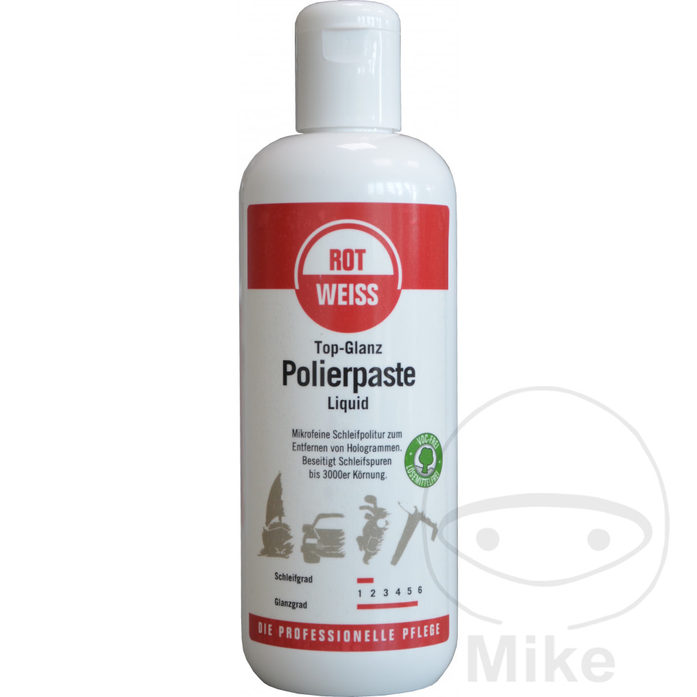 Pâte à polir extra-fine Liquide 500 ml Rotweiss Pour Polissage Fin Pâte à polir LIQUIDE 500 ml