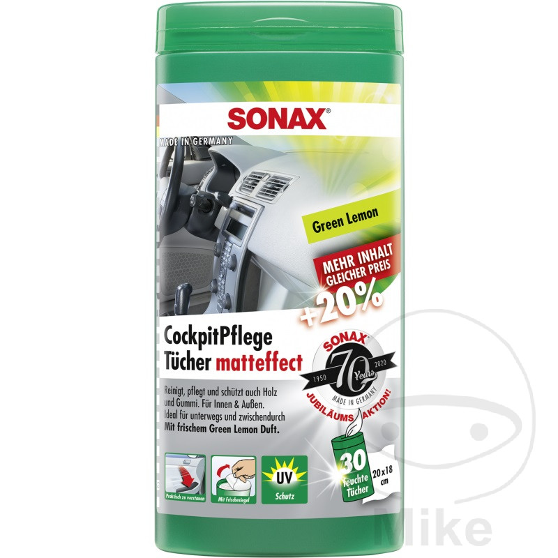 Lingettes Nettoyantes Tableau de Bord SONAX Lingettes nettoyantes pour Tableau de Bo