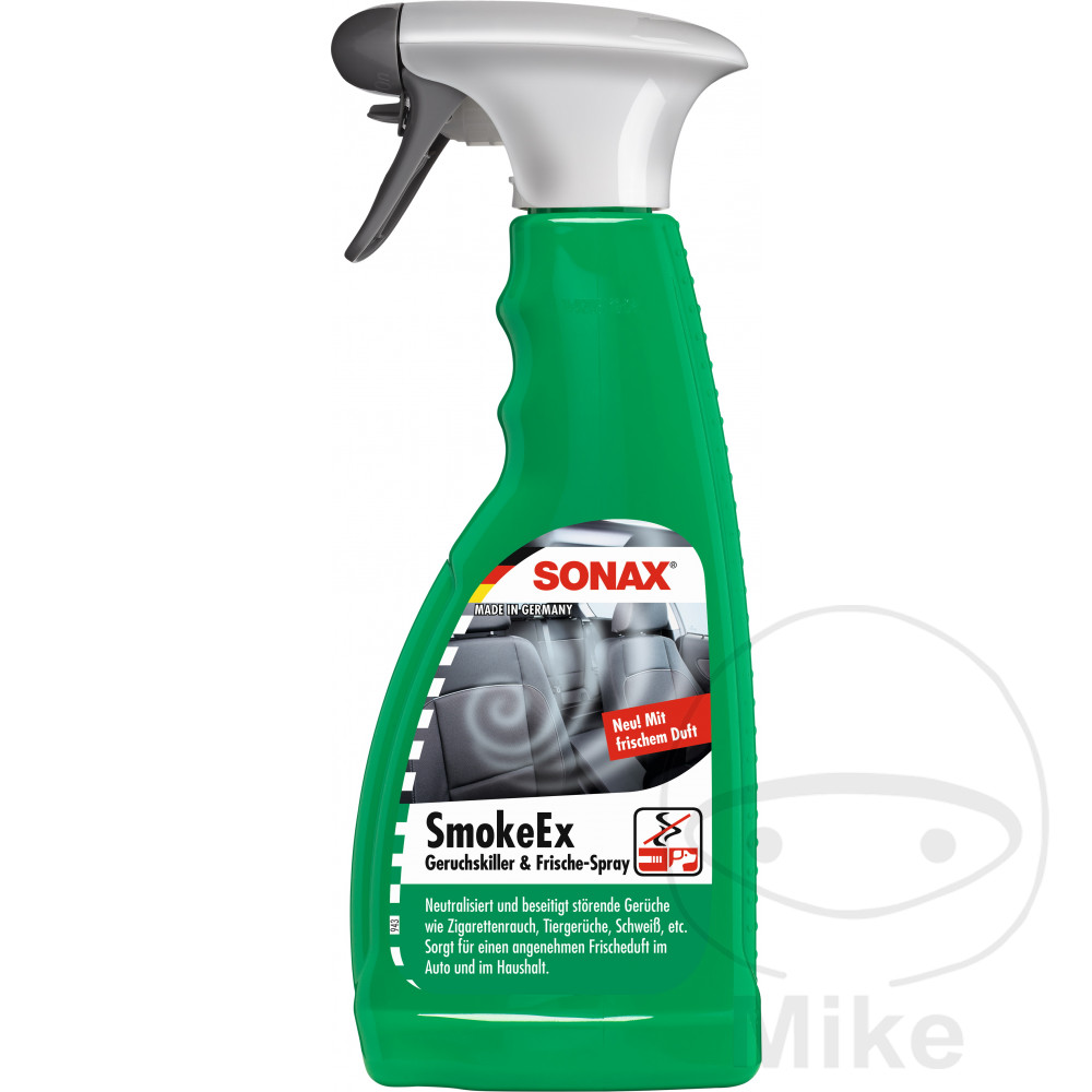 Désodorisant tissus auto SONAX SmokeEx spray 500 ml GERUCHSKILLER 500 ml Sonax