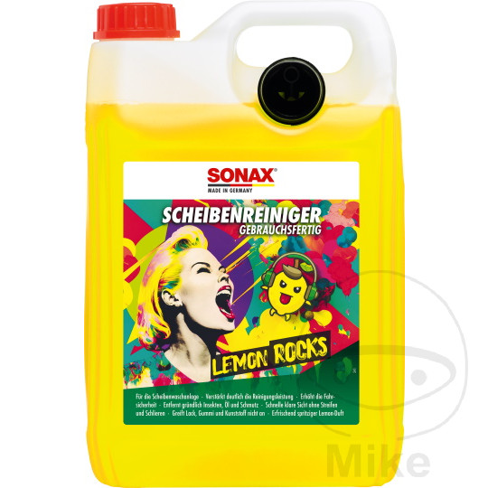 Lave Glace auto voiture SONAX prêt à l'emploi Lemon Rocks 5 Litres Scheibenreiniger Lemon 5 Liter SO