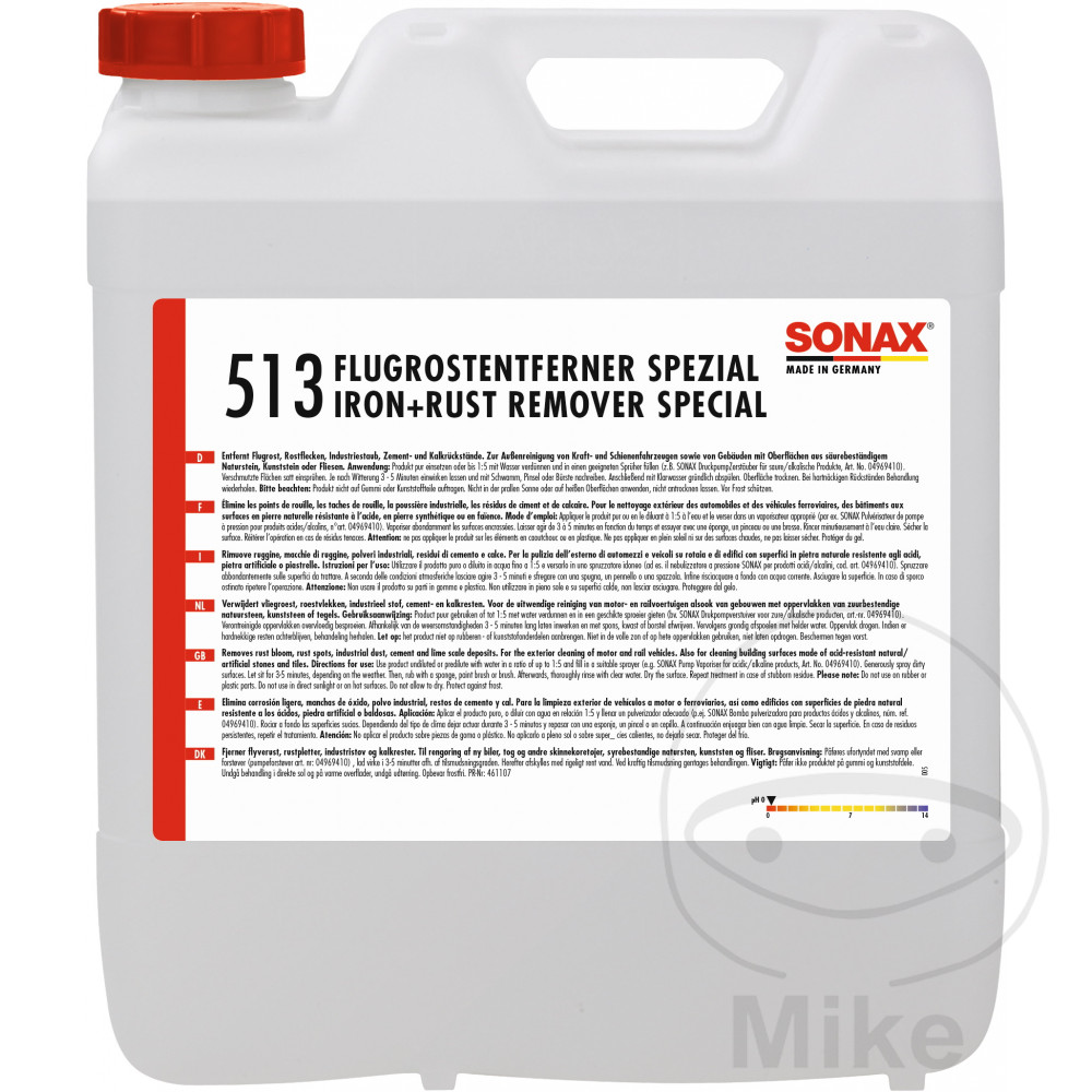 Antirouille Traitement Rouille Auto 10 Litres SONAX Antirouille 10 litres Sonax