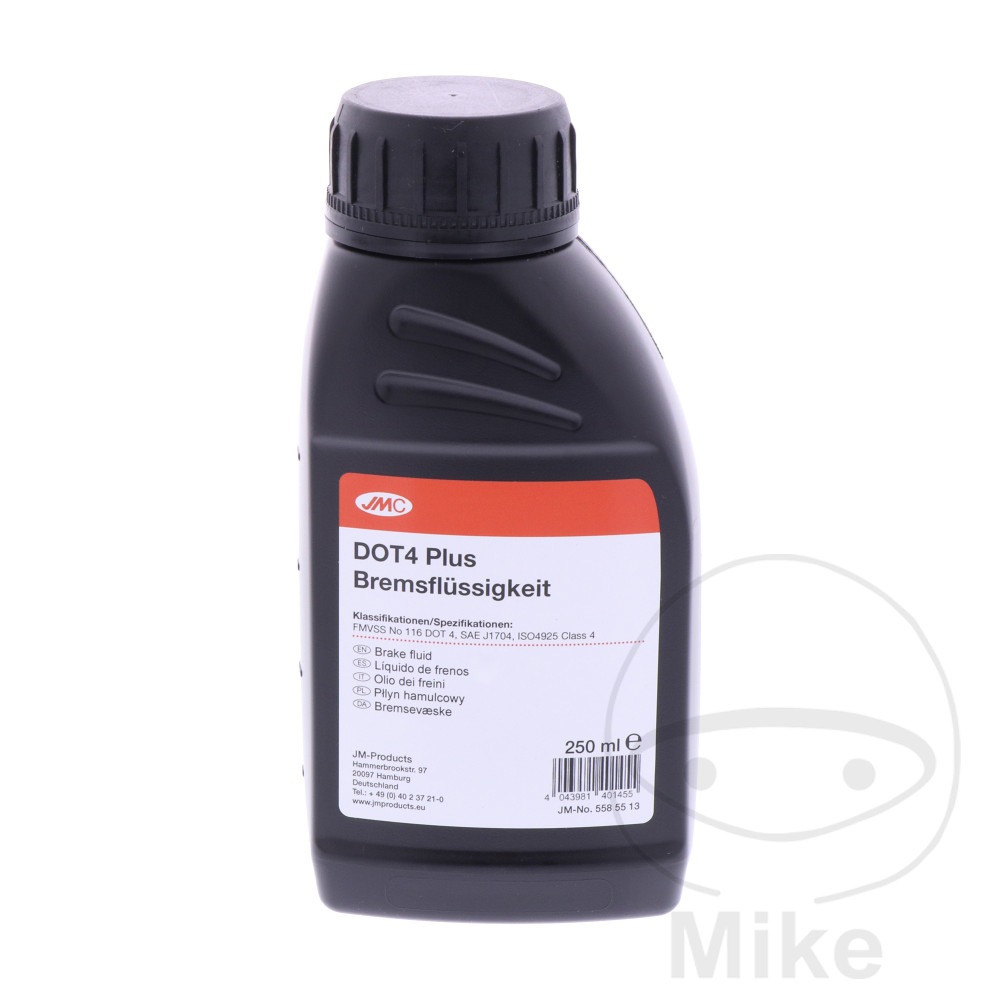 Liquide de frein DOT4 PLU0.25L JMC Liquide de frein DOT4 PLU0.25L JMC
