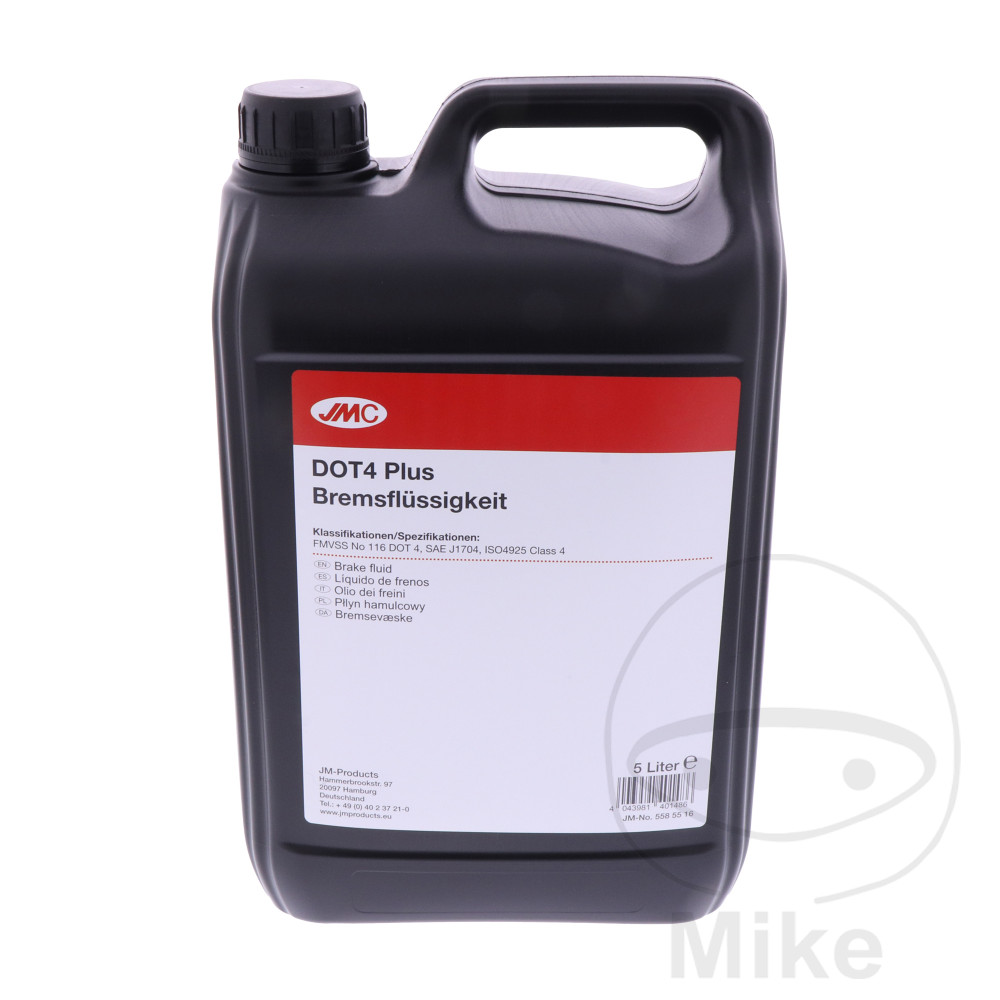 Liquide de frein DOT 4 PLUS 5L JMC Liquide de frein DOT 4 PLUS 5L JMC