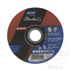 Disque de coupe 115 x 1,0 métal droit