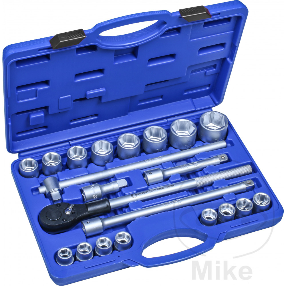 Jeu de clés à douilles 3/4 21 pièces Jeu de clés à douilles 3/4 21 pièces