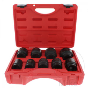 Jeu de douilles de puissance 12 pans 3/4