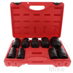 Jeu de douilles de puissance 12 pans 3/4