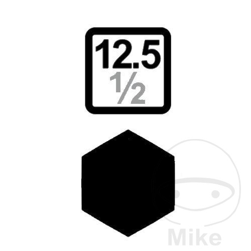 Douille 6 bord 1/2 pouce 17 mm Douille 6 bord 1/2 pouce 17 mm – Image 2
