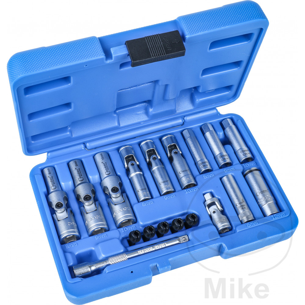 Jeu de clés à douille pour bougies de pr Jeu de clés à douille pour bougies de pr