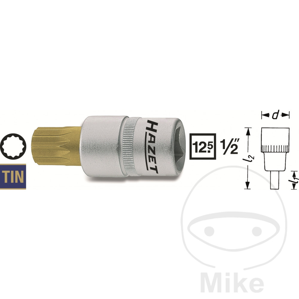 Insérer multi-dent 1/2 pouce M18 Insérer multi-dent 1/2 pouce M10