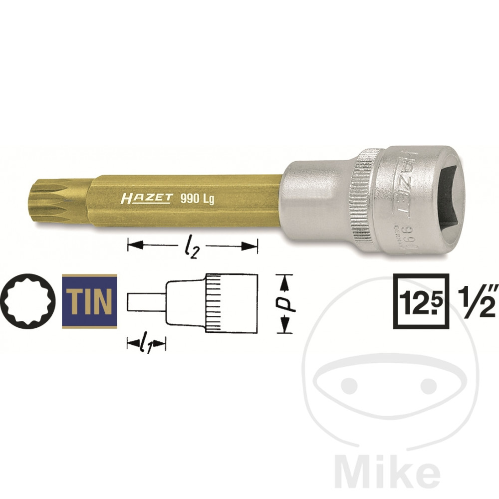 Insérer multi-dent 1/2 pouce M14 Insérer multi-dent 1/2 pouce M10