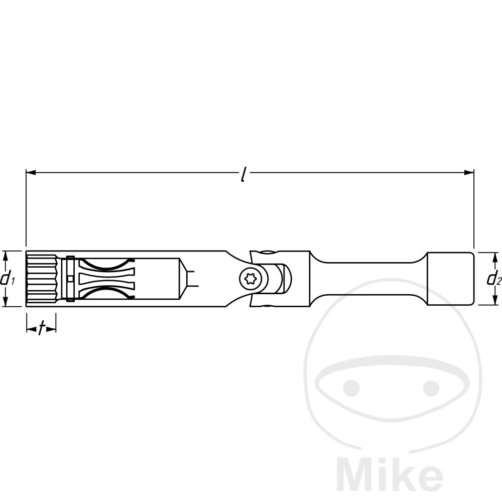 Douille Bougie Diamètre 16 5/8Z Douille Bougie Diamètre 16 5/8Z – Image 2