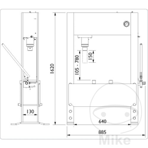 Presse d'atelier 25T Presse d'atelier 25T – Image 6