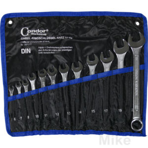 Jeu de clés mixtes 12 pièces