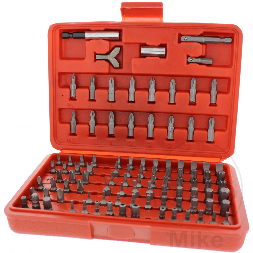 Jeu d'embouts 100 Pièces 1/4 6 Pans Jeu d'embouts 100 Pièces 1/4 6 Pans