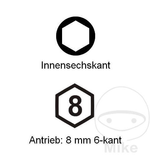 Bit à six pans creux 12 mm 5/16 6 Bit à six pans creux 12 mm 5/16 6 – Image 2