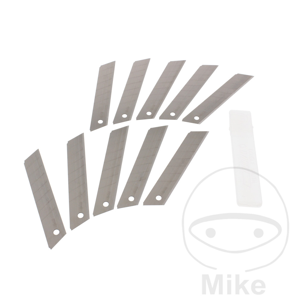 Lames de Cutter 18mm 10 Pièces JMP Lames de Cutter 18mm 10 Pièces JMP