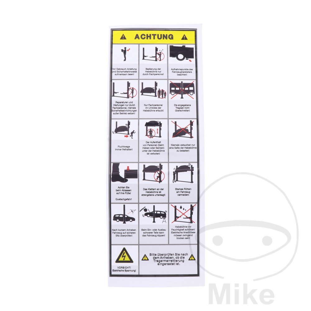 SAFETY STICKER SAFETY STICKER