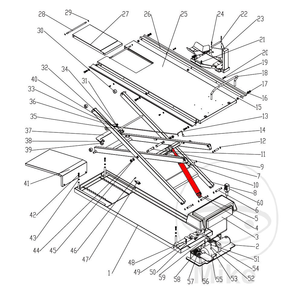 Soulever le cylindre hydraulique Soulever le cylindre hydraulique – Image 2