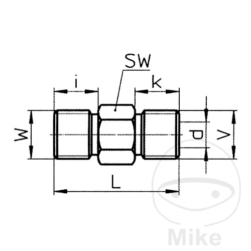 Double mamelon 1/2 pouce-1/2 pouce Double mamelon 1/2 pouce-1/2 pouce – Image 2