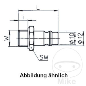 Fiche mamelon acier AG 1/2 pouce