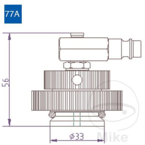 Couvercle de raccordement NR.77 A