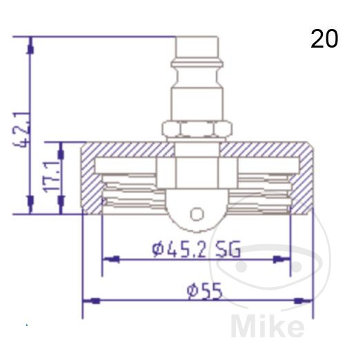 Couvercle de raccordement NR.20 Couvercle de raccordement NR.20