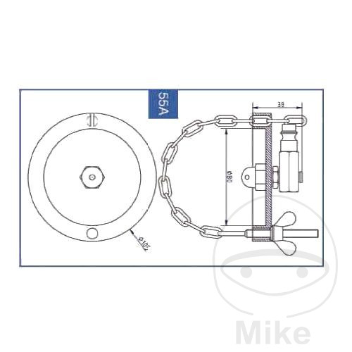 Couvercle de raccordement NR.55 A Couvercle de raccordement NR.55 A – Image 2