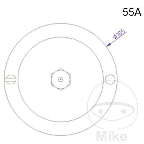 Couvercle de raccordement NR.55 A Couvercle de raccordement NR.55 A