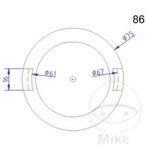 Couvercle de connexion NR.86
