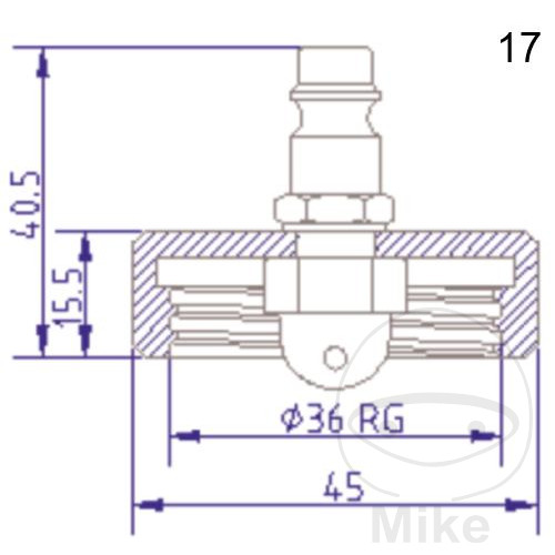 Couvercle de raccordement NR.17 Couvercle de raccordement NR.17