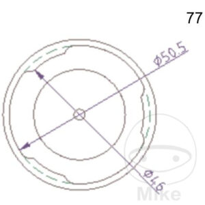 Couvercle de raccordement NR.77