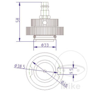 Couvercle de connexion NR.35